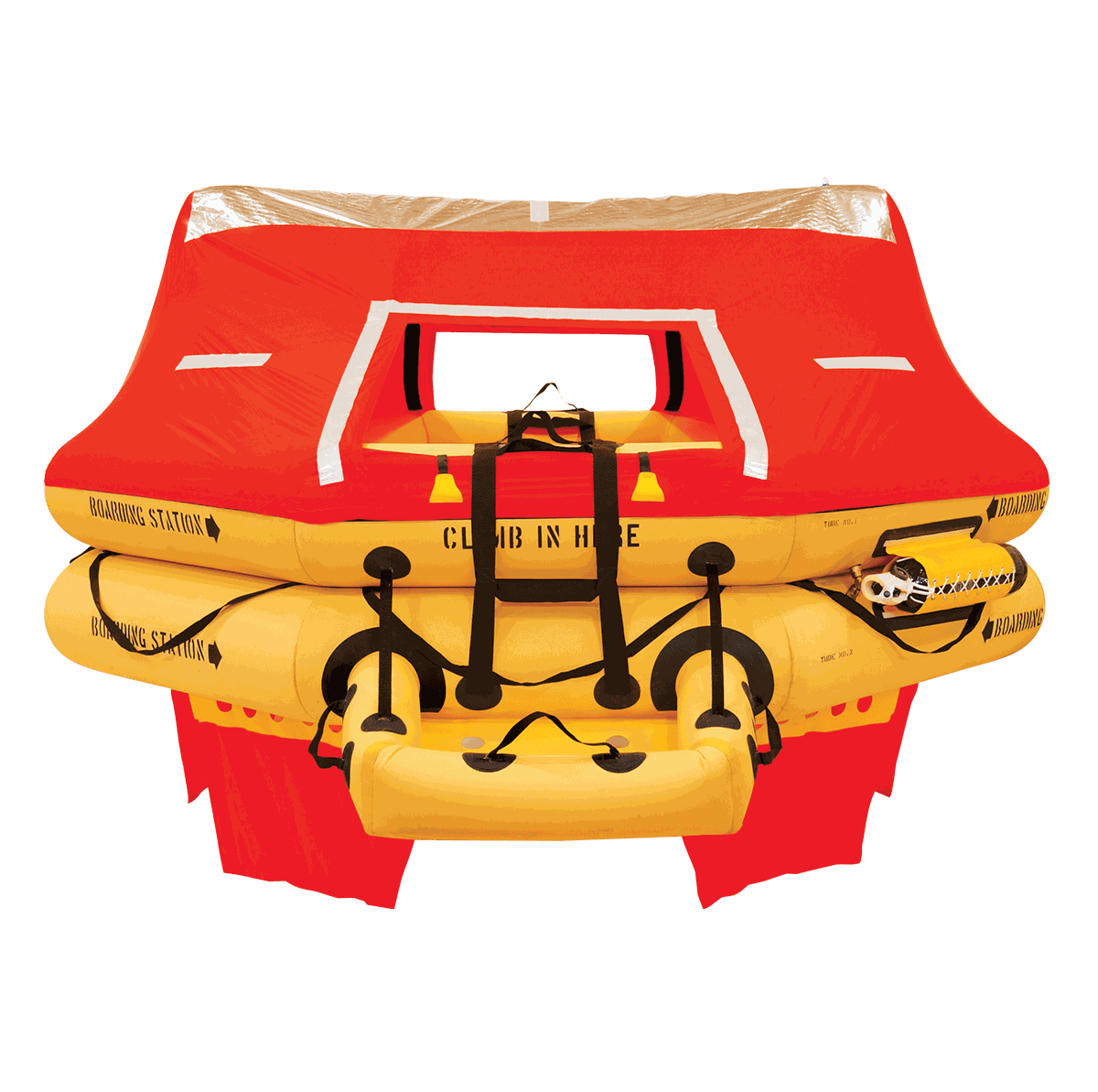 EAM-T10AS Life Raft — 10-Person Twin Tube Transport Series