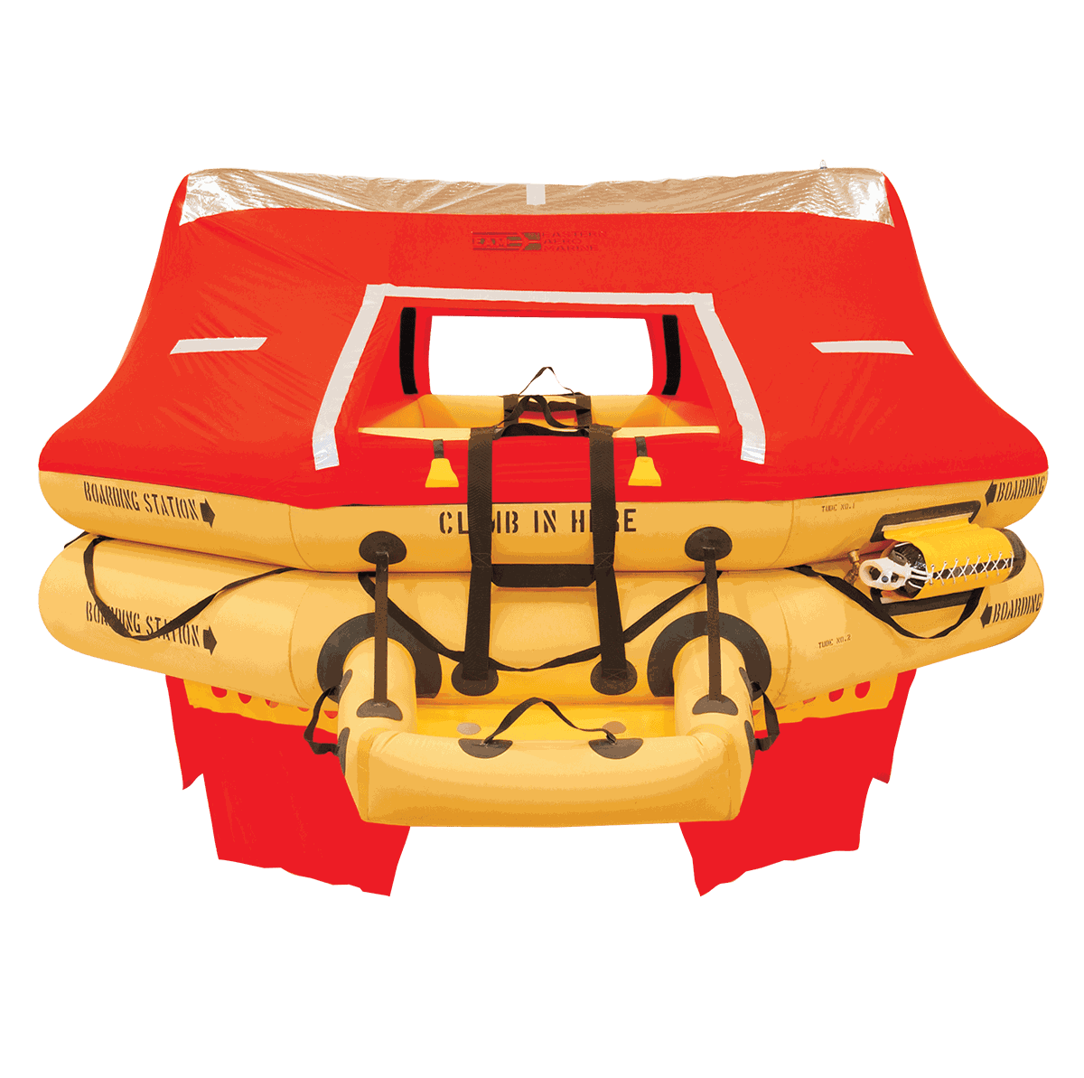 EAM-T14AS Life Raft — 14-Person Twin Tube Transport Series