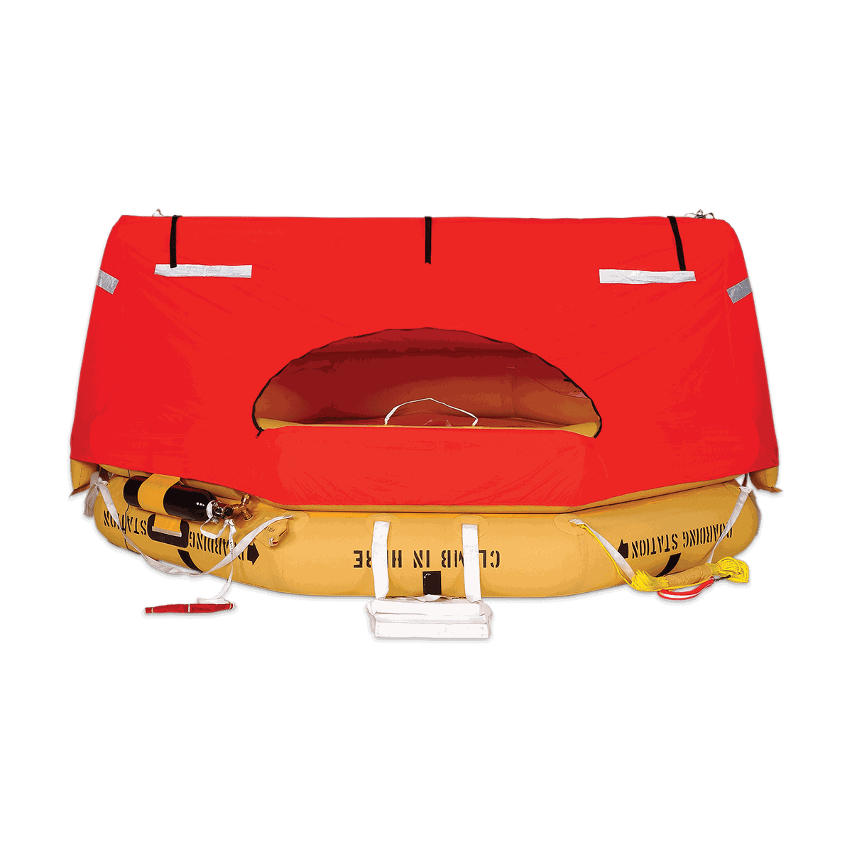 EAM-T6AX Life Raft — 6-Person Reversible Twin Tube