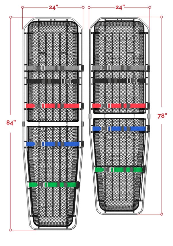 Medevac IIA Break-Apart Litter, SS
