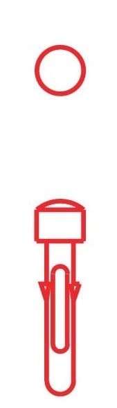 Rearming Lock Pin, Red Delrin